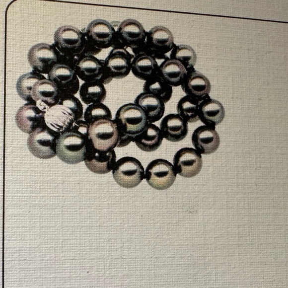 Tahitian cultured Pearl necklace with certificate of Authenticity - Picture 10 of 16